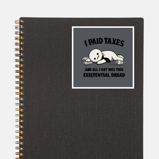 I Paid Taxes-None-Glossy-Sticker-Loobs