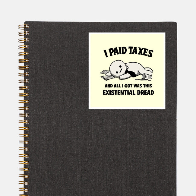 I Paid Taxes-None-Glossy-Sticker-Loobs