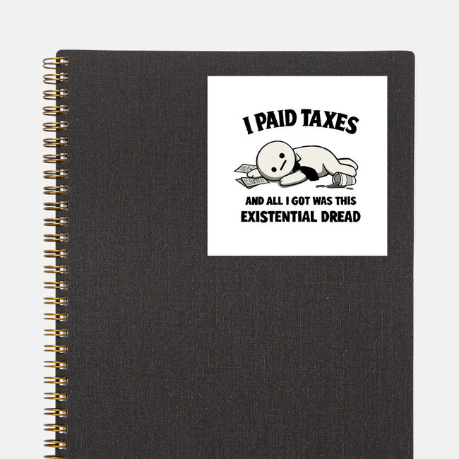 I Paid Taxes-None-Glossy-Sticker-Loobs