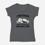 I Paid Taxes-Womens-V-Neck-Tee-Loobs