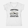 I Paid Taxes-Womens-V-Neck-Tee-Loobs