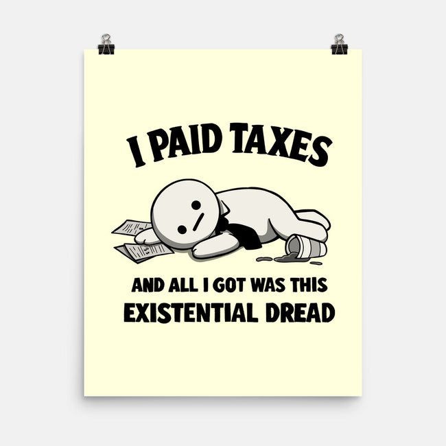 I Paid Taxes-None-Matte-Poster-Loobs