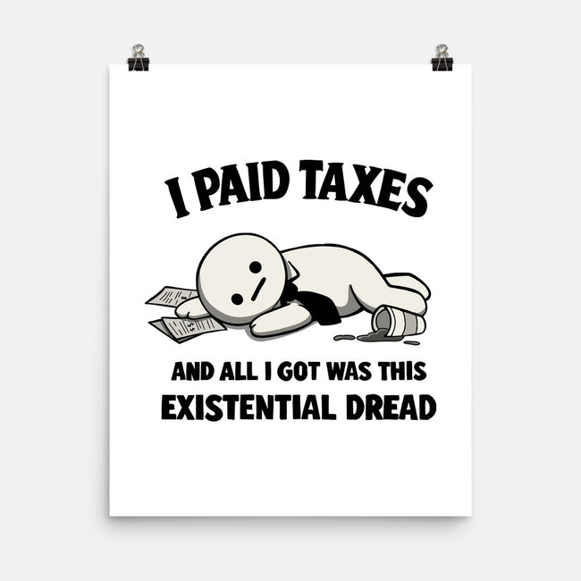 I Paid Taxes-None-Matte-Poster-Loobs