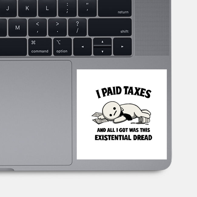 I Paid Taxes-None-Glossy-Sticker-Loobs