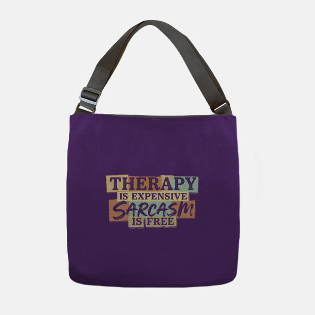 Sarcasm Is Free-None-Adjustable Tote-Bag-Popnotic