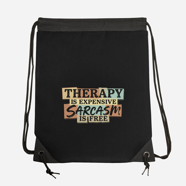 Sarcasm Is Free-None-Drawstring-Bag-Popnotic