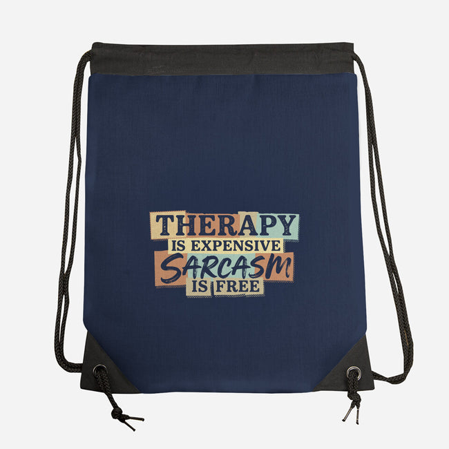 Sarcasm Is Free-None-Drawstring-Bag-Popnotic