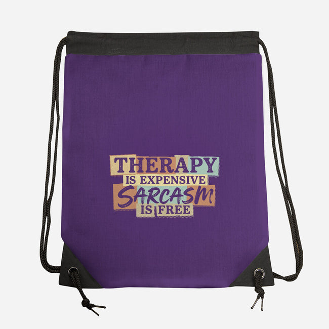 Sarcasm Is Free-None-Drawstring-Bag-Popnotic