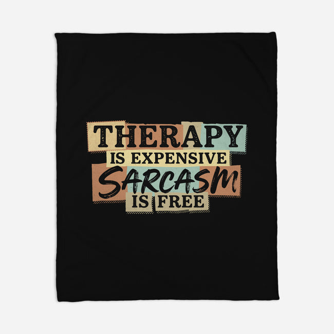 Sarcasm Is Free-None-Fleece-Blanket-Popnotic