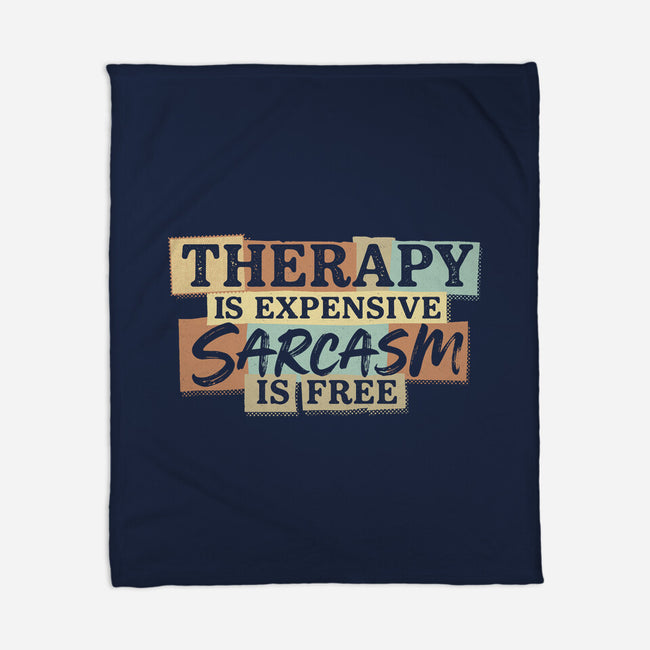 Sarcasm Is Free-None-Fleece-Blanket-Popnotic