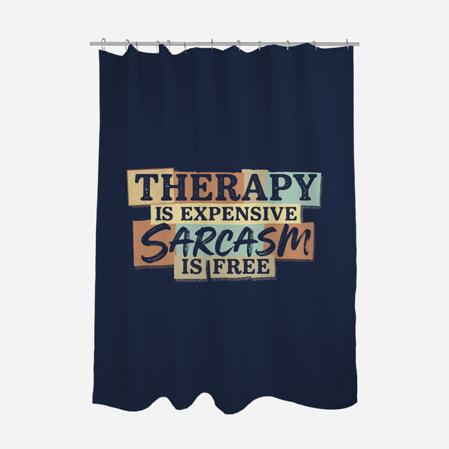 Sarcasm Is Free-None-Polyester-Shower Curtain-Popnotic