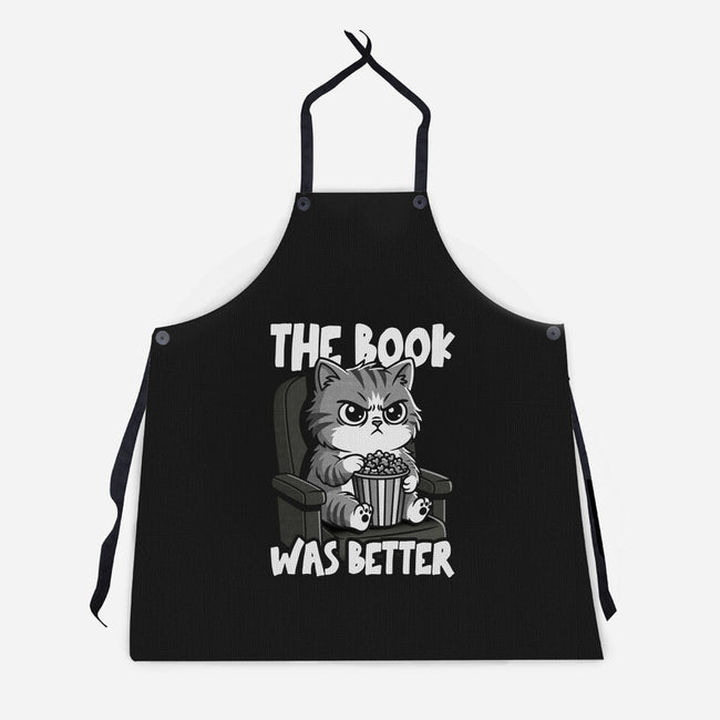 The Book Was Better IMO-Unisex-Kitchen-Apron-Popnotic