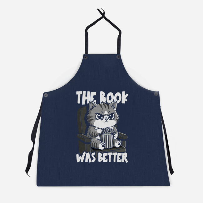 The Book Was Better IMO-Unisex-Kitchen-Apron-Popnotic