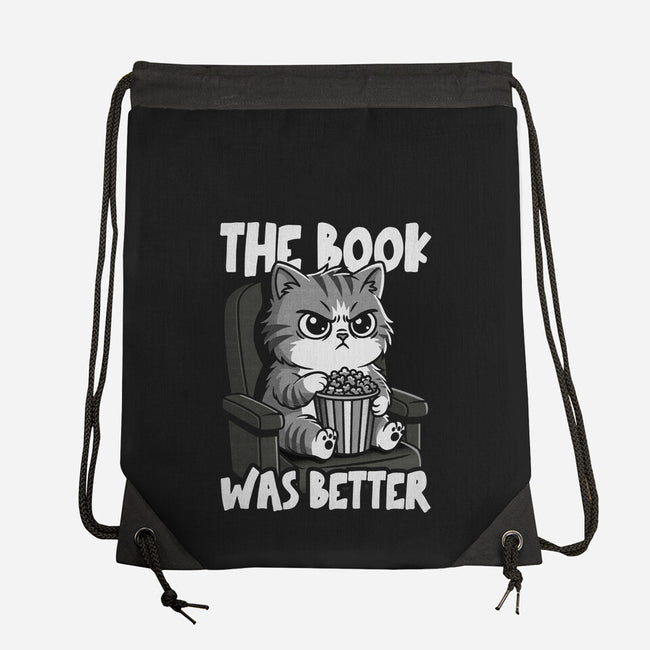 The Book Was Better IMO-None-Drawstring-Bag-Popnotic