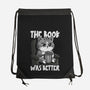 The Book Was Better IMO-None-Drawstring-Bag-Popnotic