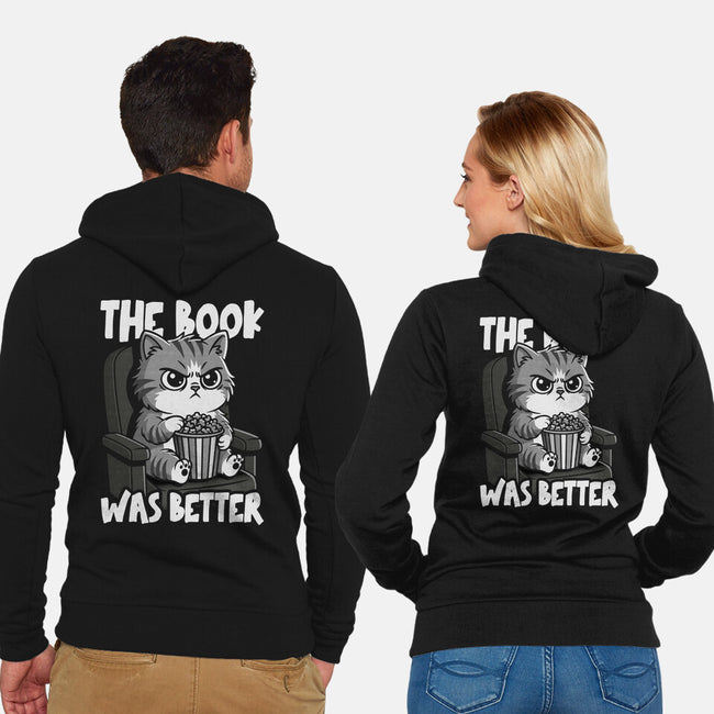 The Book Was Better IMO-Unisex-Zip-Up-Sweatshirt-Popnotic