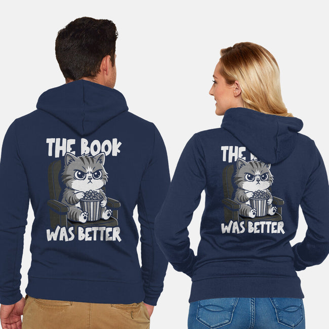 The Book Was Better IMO-Unisex-Zip-Up-Sweatshirt-Popnotic