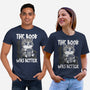 The Book Was Better IMO-Unisex-Basic-Tee-Popnotic