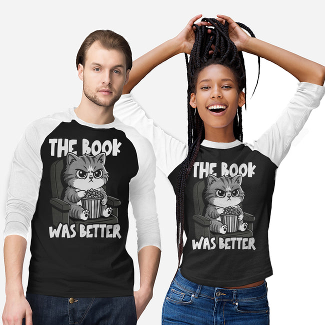 The Book Was Better IMO-Unisex-Baseball-Tee-Popnotic