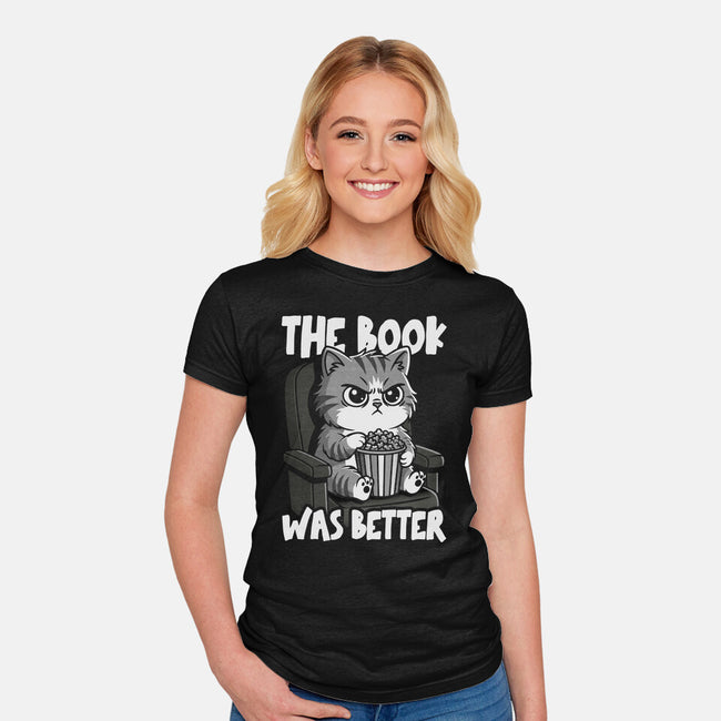 The Book Was Better IMO-Womens-Fitted-Tee-Popnotic
