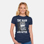 The Book Was Better IMO-Womens-Fitted-Tee-Popnotic