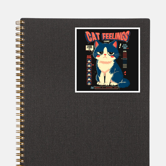Cat Feelings Game-None-Glossy-Sticker-Eoli Studio
