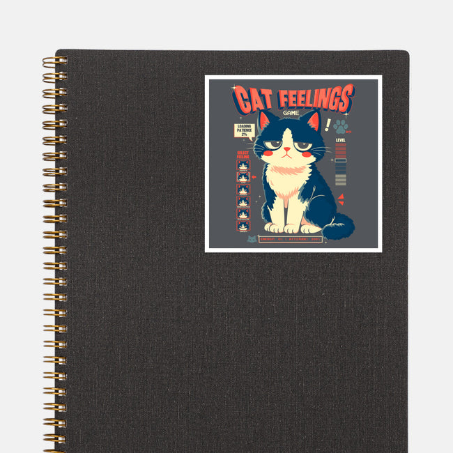 Cat Feelings Game-None-Glossy-Sticker-Eoli Studio
