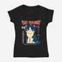 Cat Feelings Game-Womens-V-Neck-Tee-Eoli Studio