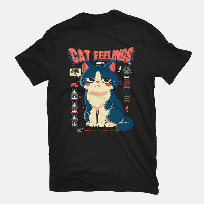 Cat Feelings Game-Mens-Heavyweight-Tee-Eoli Studio