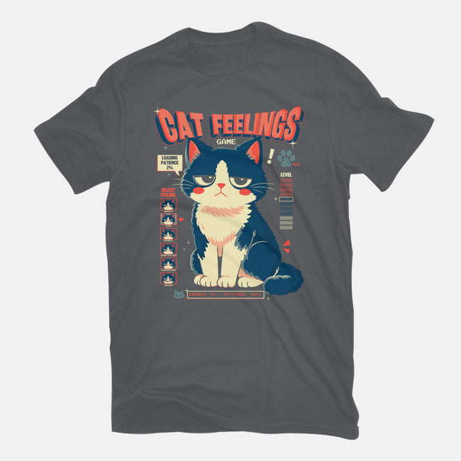 Cat Feelings Game-Mens-Basic-Tee-Eoli Studio