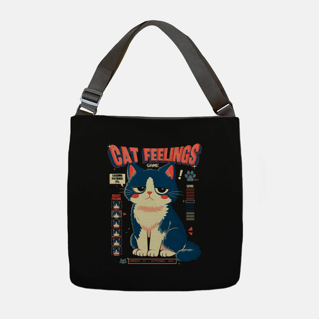 Cat Feelings Game-None-Adjustable Tote-Bag-Eoli Studio
