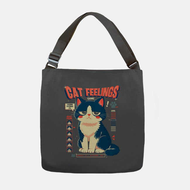 Cat Feelings Game-None-Adjustable Tote-Bag-Eoli Studio
