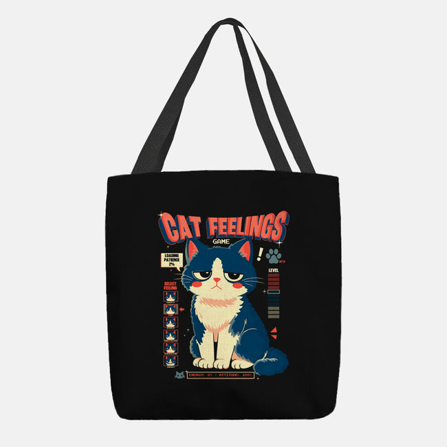 Cat Feelings Game-None-Basic Tote-Bag-Eoli Studio