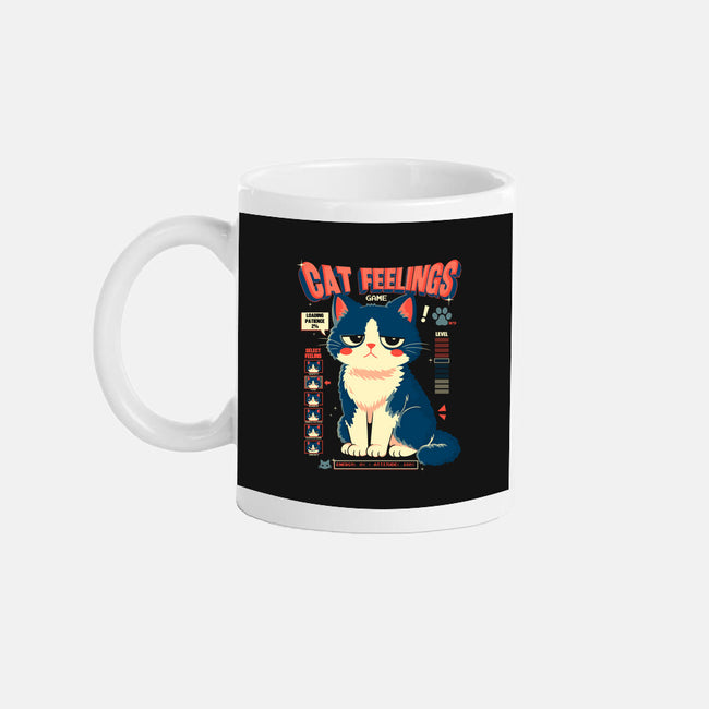 Cat Feelings Game-None-Mug-Drinkware-Eoli Studio