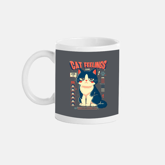 Cat Feelings Game-None-Mug-Drinkware-Eoli Studio