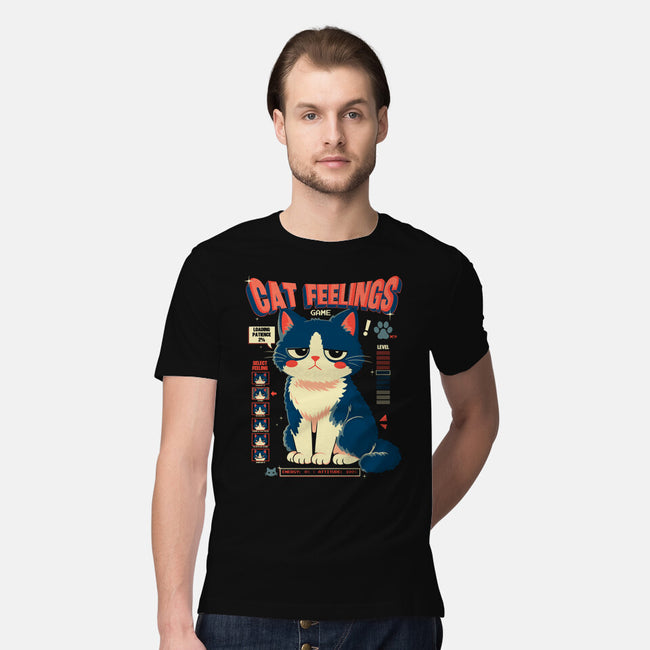 Cat Feelings Game-Mens-Premium-Tee-Eoli Studio