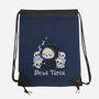 Dead Tired Death Sleeping-None-Drawstring-Bag-Loobs