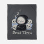 Dead Tired Death Sleeping-None-Fleece-Blanket-Loobs