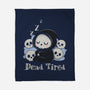 Dead Tired Death Sleeping-None-Fleece-Blanket-Loobs