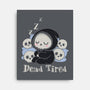 Dead Tired Death Sleeping-None-Stretched-Canvas-Loobs