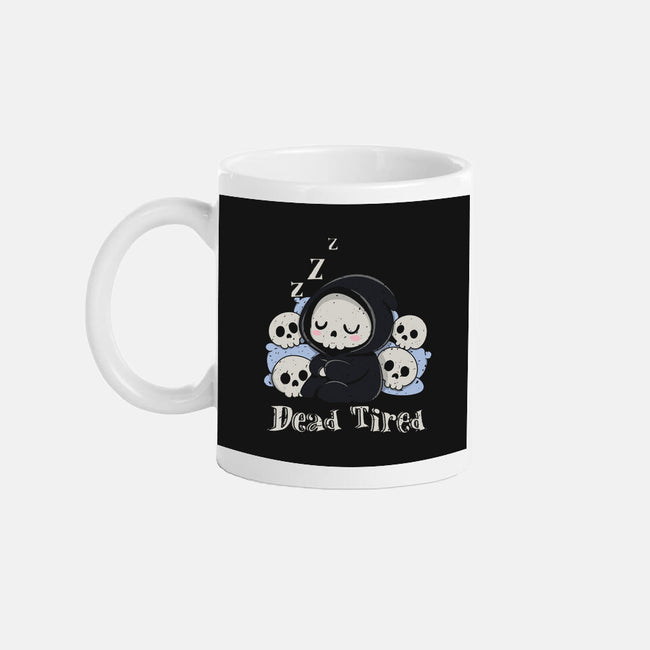 Dead Tired Death Sleeping-None-Mug-Drinkware-Loobs