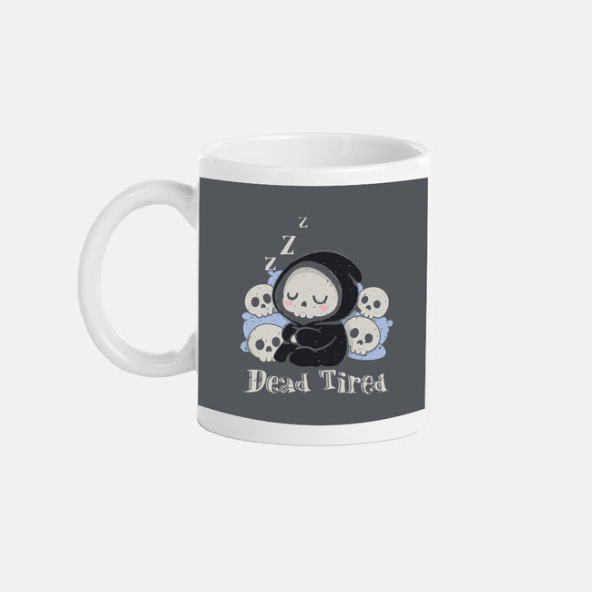 Dead Tired Death Sleeping-None-Mug-Drinkware-Loobs