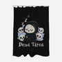 Dead Tired Death Sleeping-None-Polyester-Shower Curtain-Loobs
