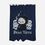 Dead Tired Death Sleeping-None-Polyester-Shower Curtain-Loobs