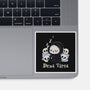 Dead Tired Death Sleeping-None-Glossy-Sticker-Loobs