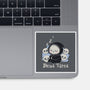 Dead Tired Death Sleeping-None-Glossy-Sticker-Loobs