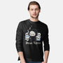 Dead Tired Death Sleeping-Mens-Long Sleeved-Tee-Loobs