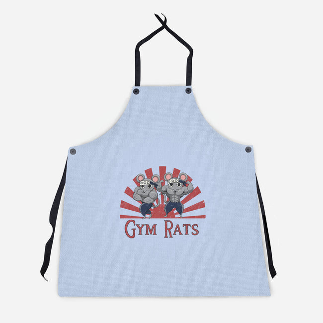 Gym Rats-Unisex-Kitchen-Apron-Loobs