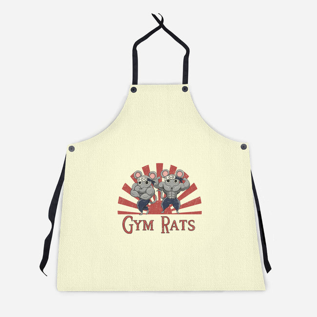 Gym Rats-Unisex-Kitchen-Apron-Loobs