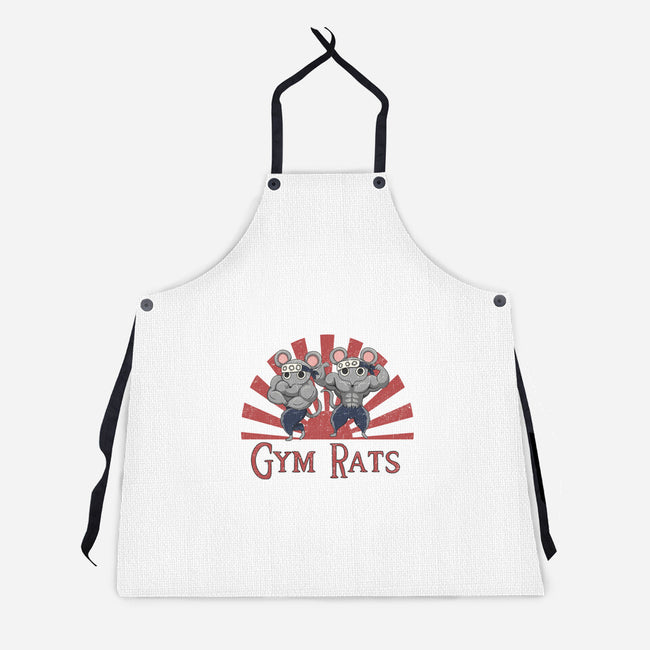 Gym Rats-Unisex-Kitchen-Apron-Loobs